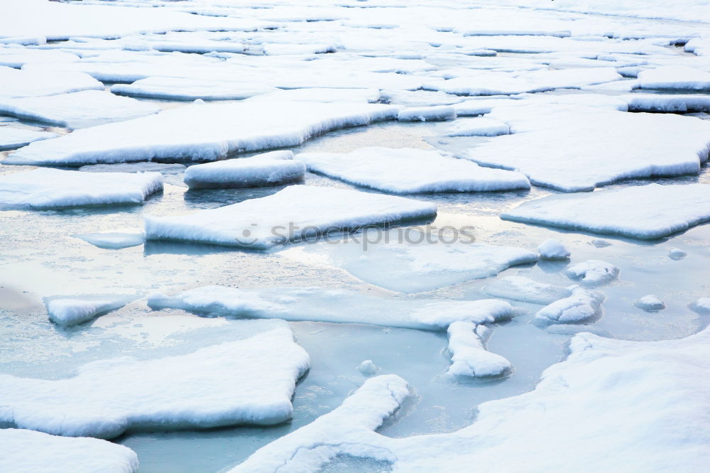 Similar – Ice floating in blue water