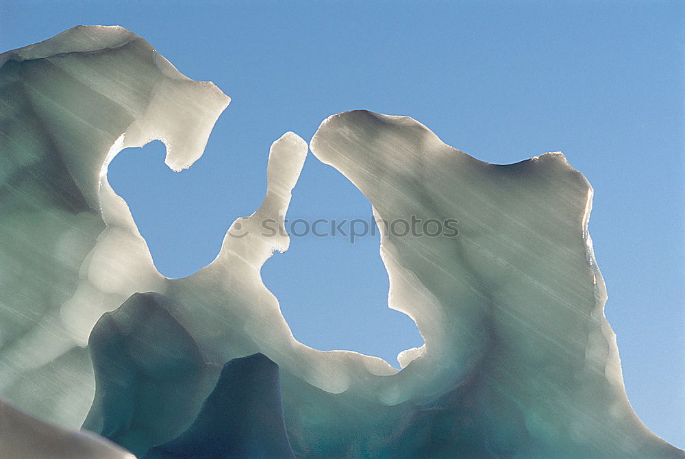 Similar – Glacier sculptures Nature