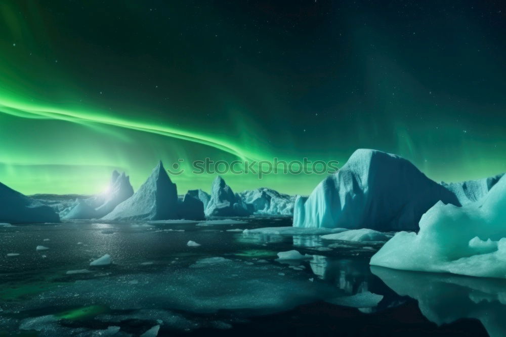 Similar – Rainbow above glacier