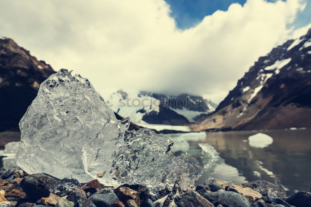 Similar – Image, Stock Photo glacier demolition Beach