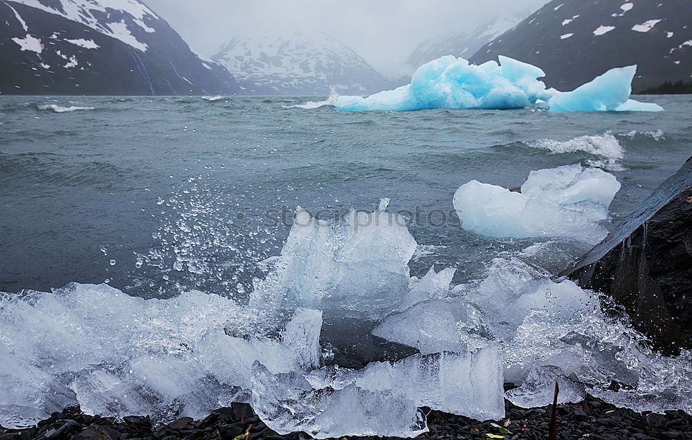 Similar – Image, Stock Photo glacier demolition Beach