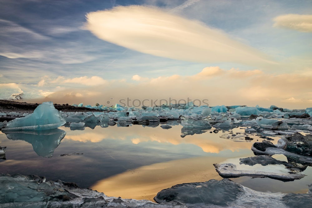 Similar – the sun never shines in Iceland.