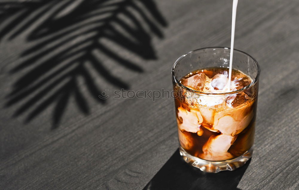 Similar – Image, Stock Photo Cold espresso coffee glass