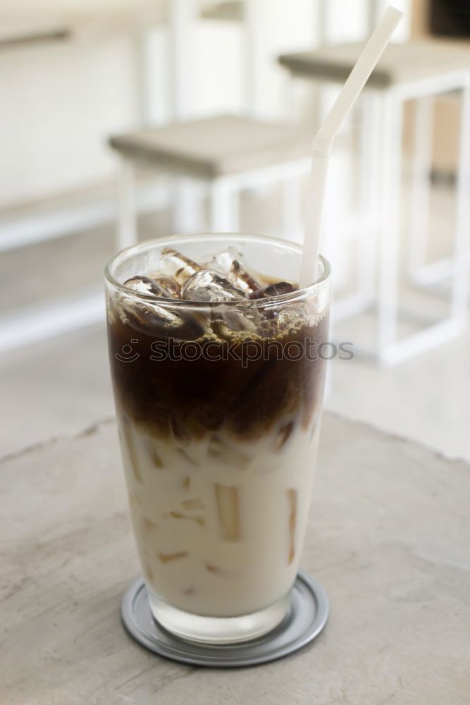 Similar – Image, Stock Photo Cold espresso coffee glass