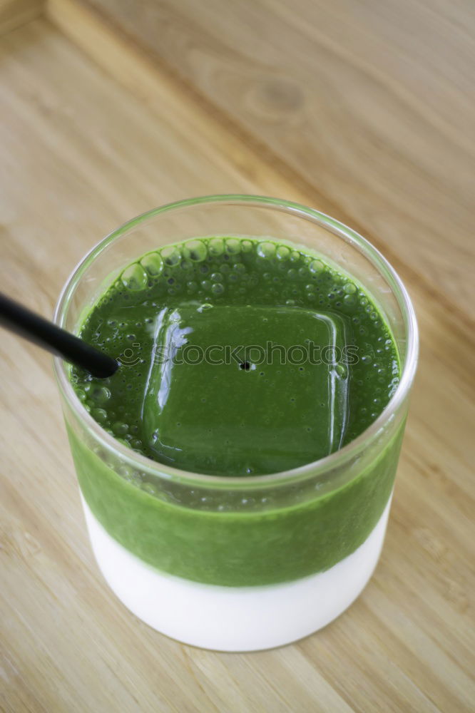 Similar – Image, Stock Photo Healthy green smoothie. Superfood