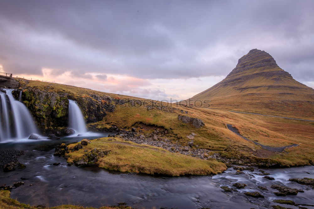 Similar – Image, Stock Photo Kirkjufell’s fossil Nature