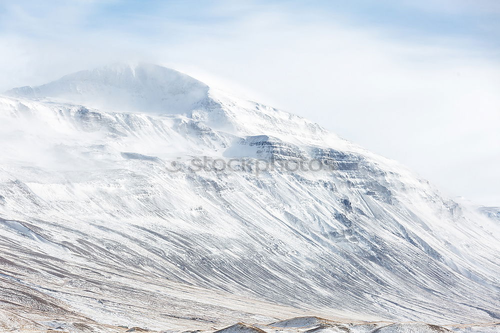 Similar – Road in beautiful winter mountains