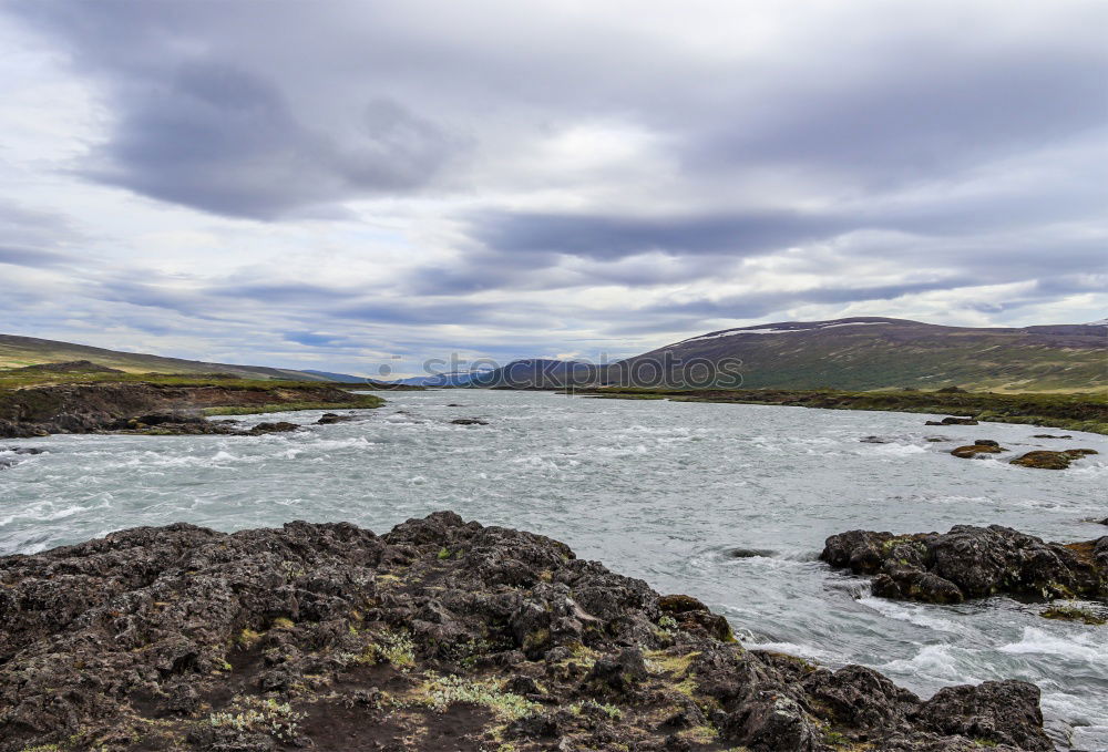 Similar – Image, Stock Photo Landscape at the coast of the Isle of Skye in Scotland