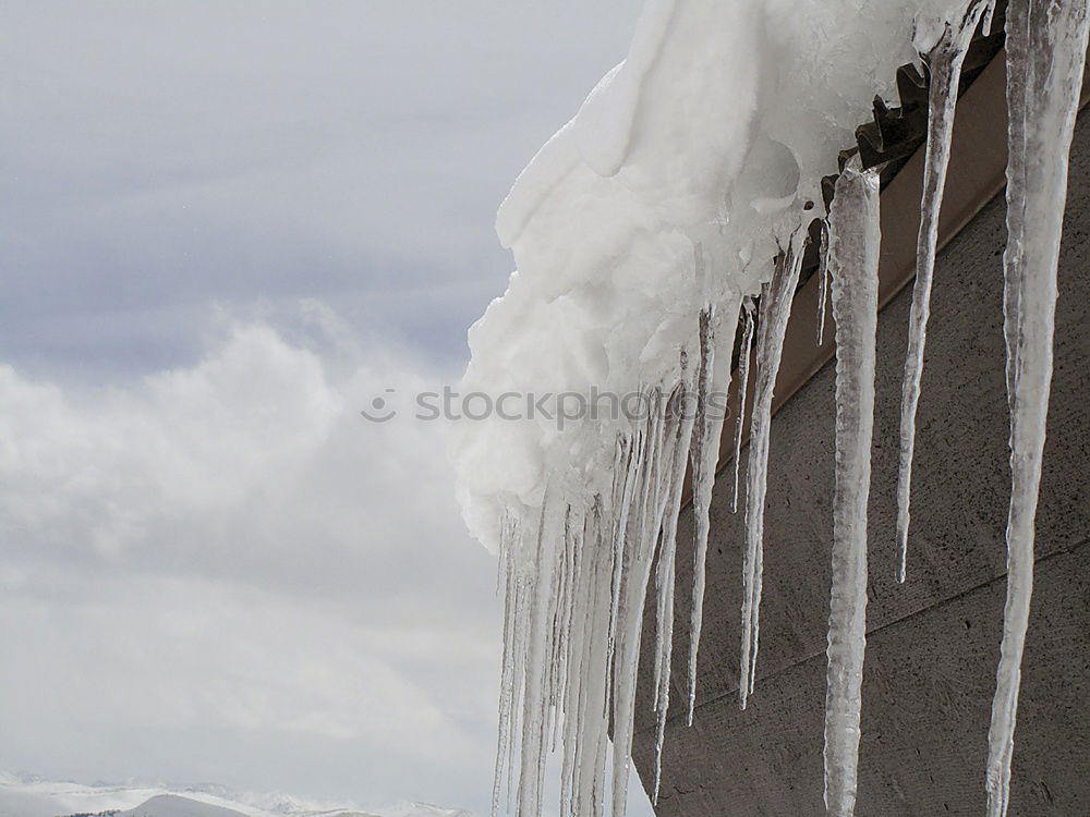 Similar – Eiszapfen Winter