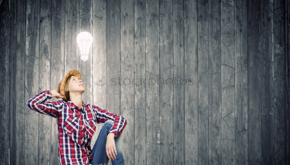 Similar – Image, Stock Photo Young smiling girl celebrating New Year holding sparklers