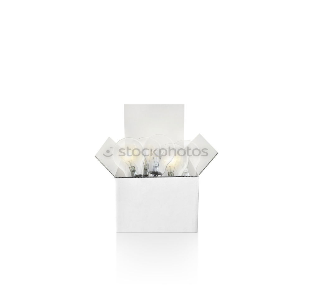 Similar – White box with colorful Christmas tree balls and decorations