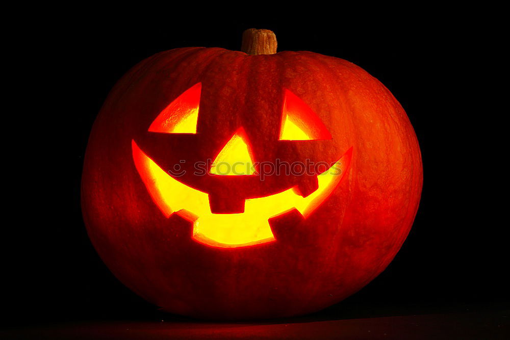 Similar – Image, Stock Photo Shining Pumpkin Face