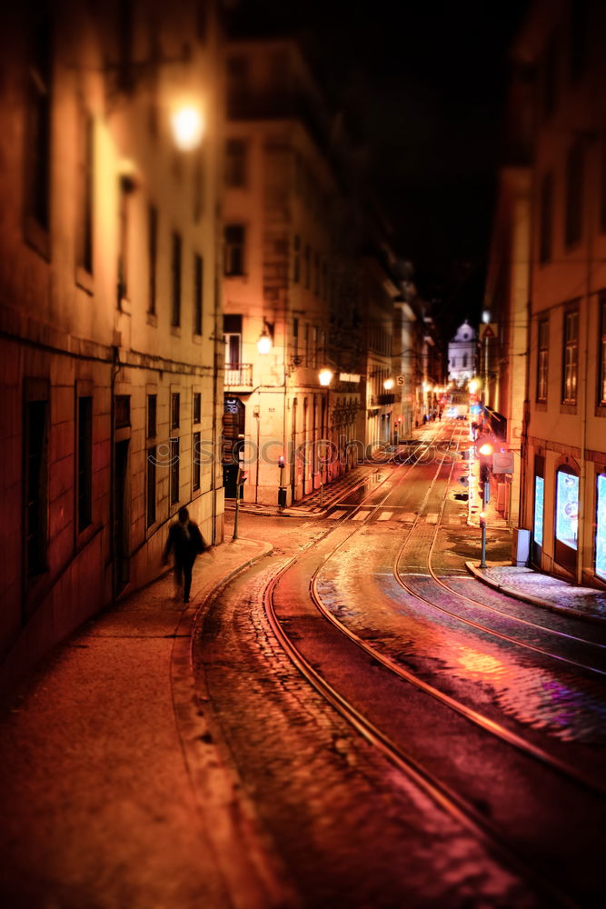 Similar – Image, Stock Photo Car on dark street at night