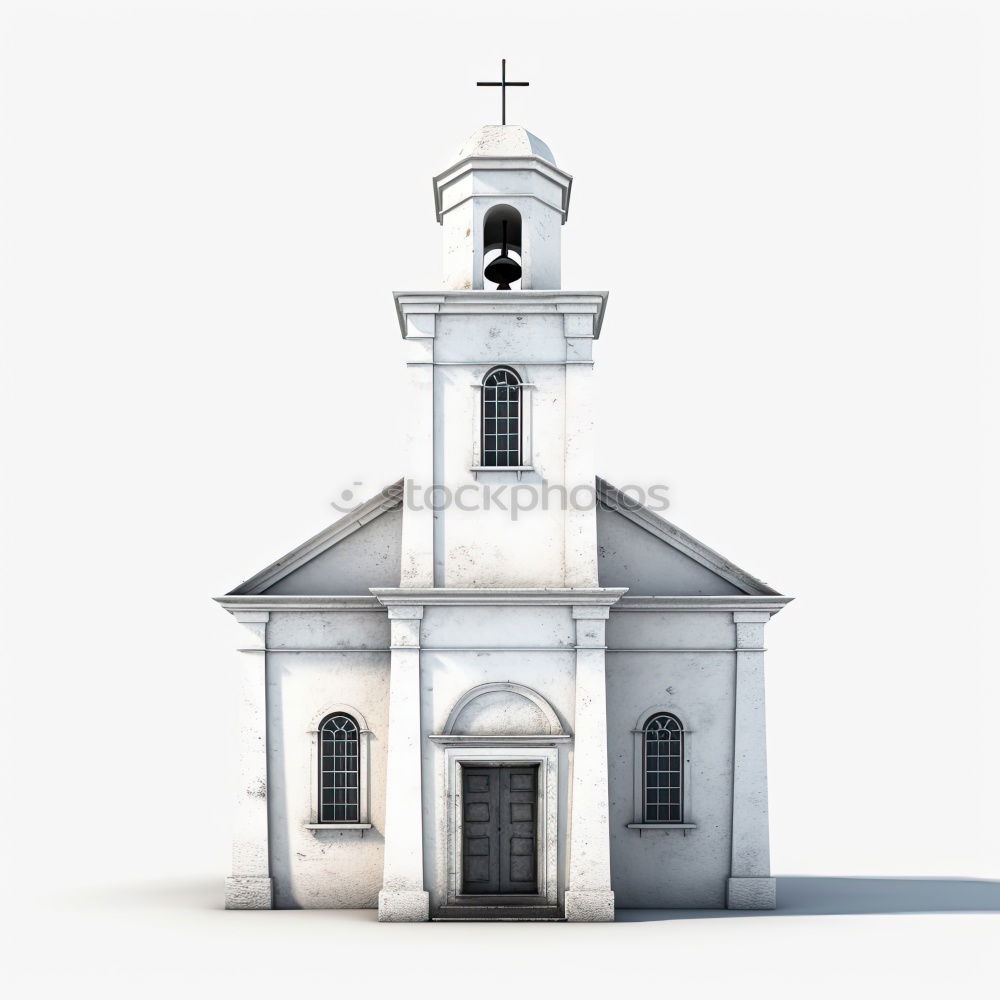 Similar – Image, Stock Photo Typical white and blue Greek church.