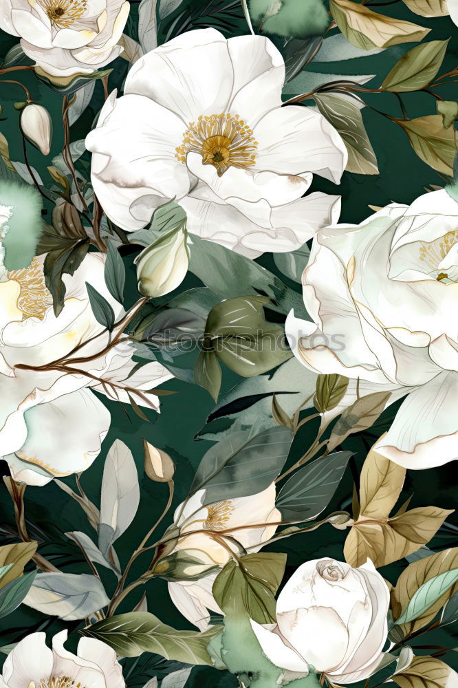 Similar – White peony; Paeonia lactiflora