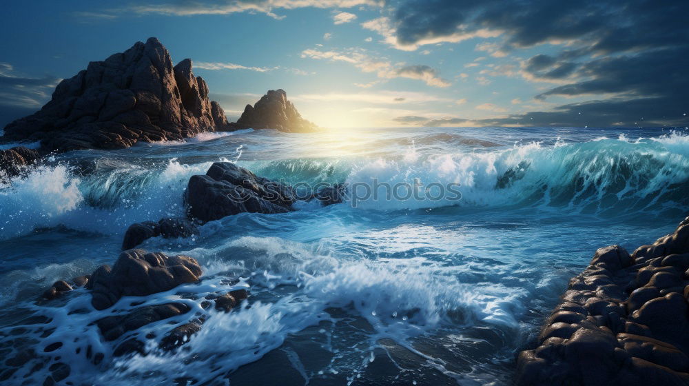 Similar – Seascape in Costa brava