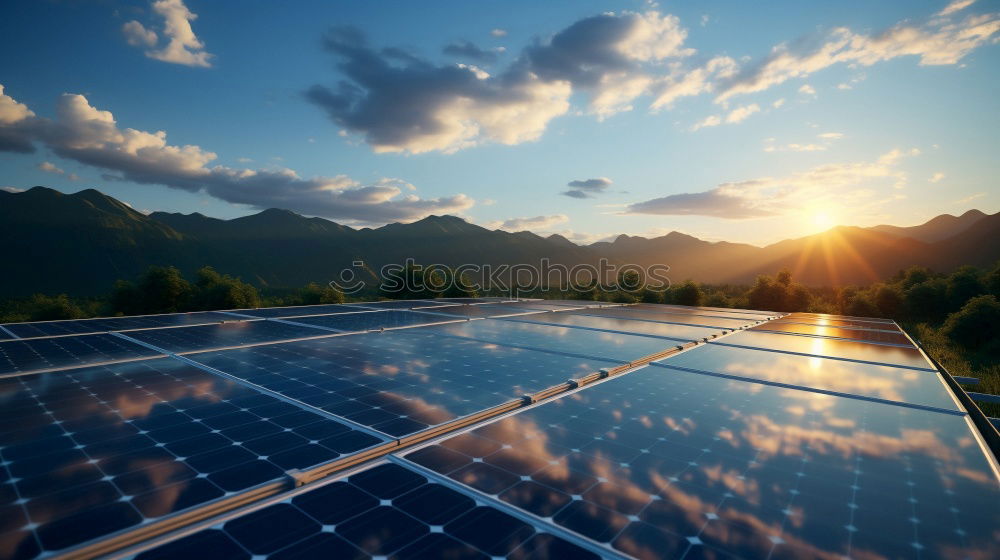 Similar – Image, Stock Photo solar farm Energy industry