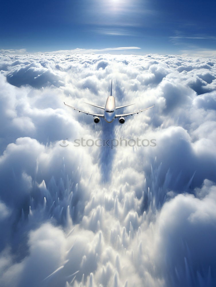 Similar – above the clouds Airplane