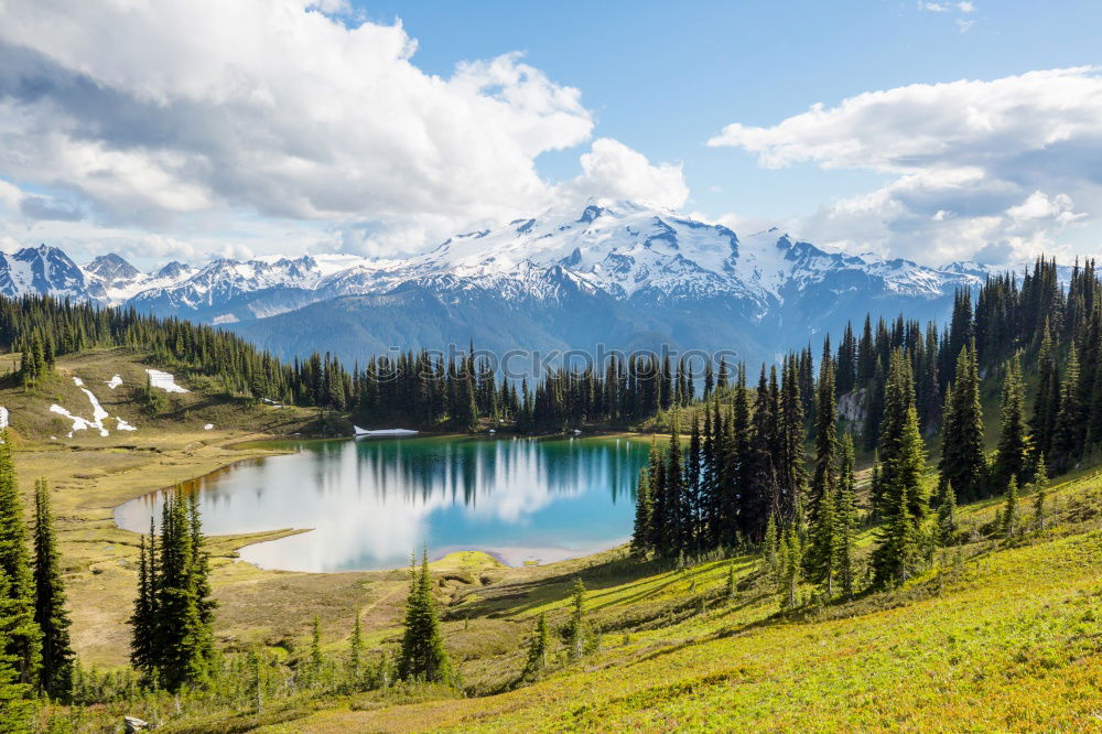 Similar – Island in the lake Lake