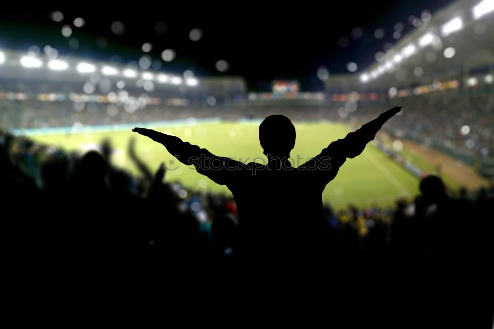 Similar – Fans in the stadium