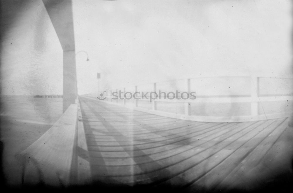 Image, Stock Photo bridge Sky Transport