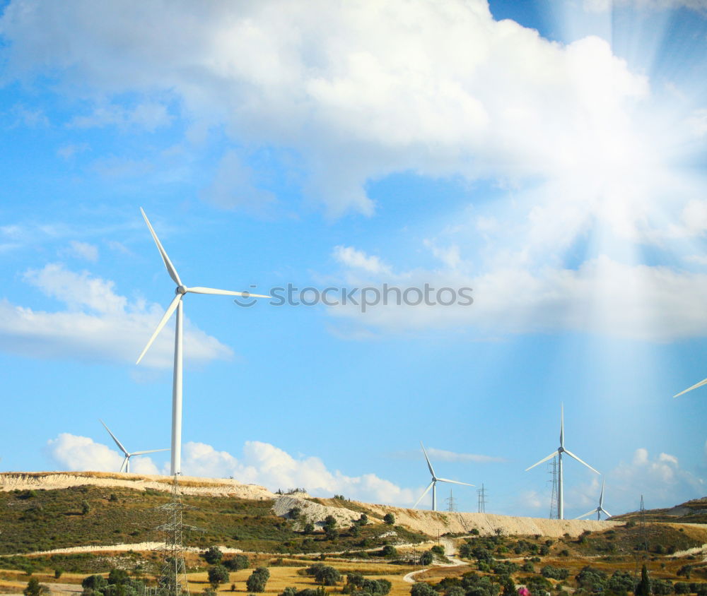 Similar – Image, Stock Photo WindWorld Energy industry