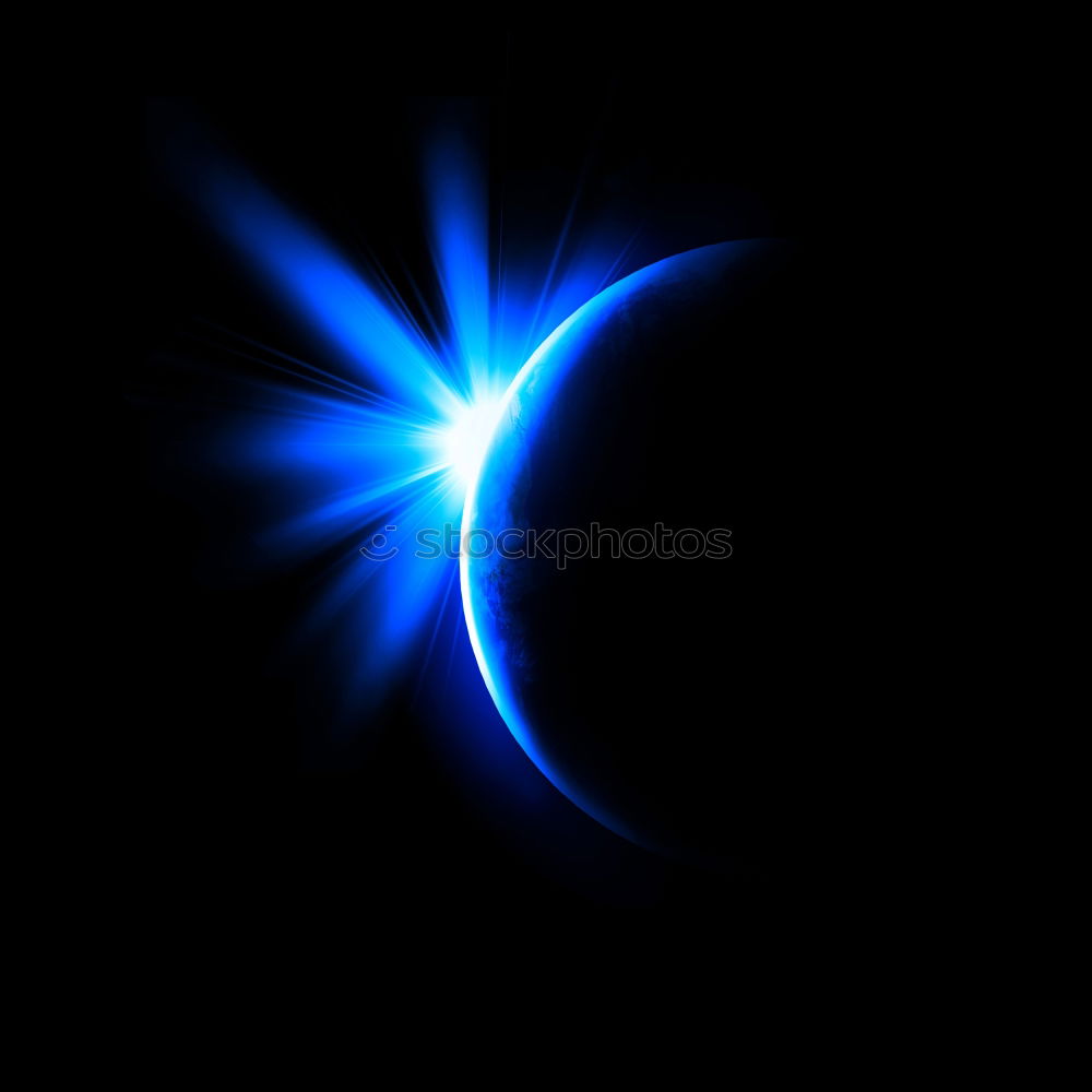 Similar – Image, Stock Photo Universe of a Solar Eclipse