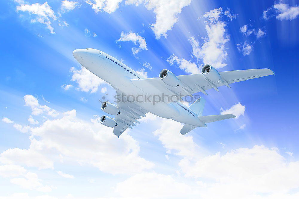 Similar – Airline Luftverkehr Himmel