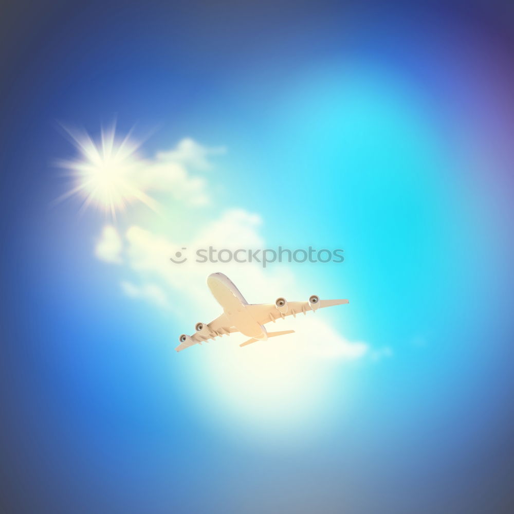 Similar – Image, Stock Photo The Wing Airplane