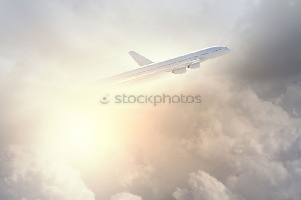 Similar – above the clouds Airplane