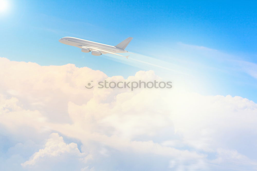 Similar – airplane Airplane Flying