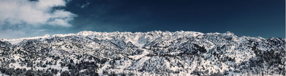 Similar – Alpenpanorama im Winter