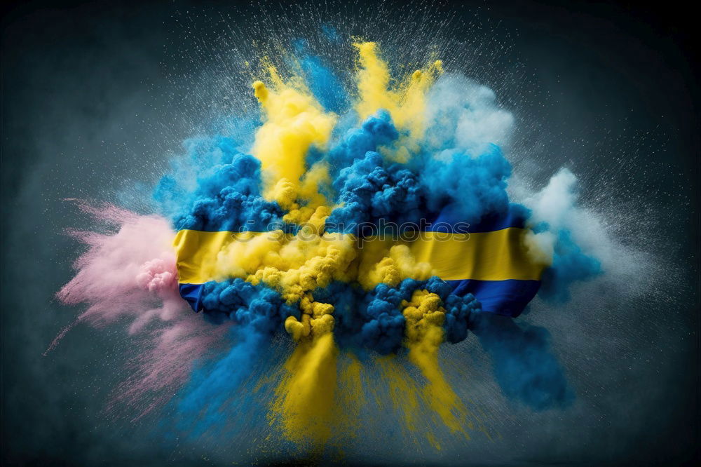 Similar – Image, Stock Photo Swedish Flag Summer