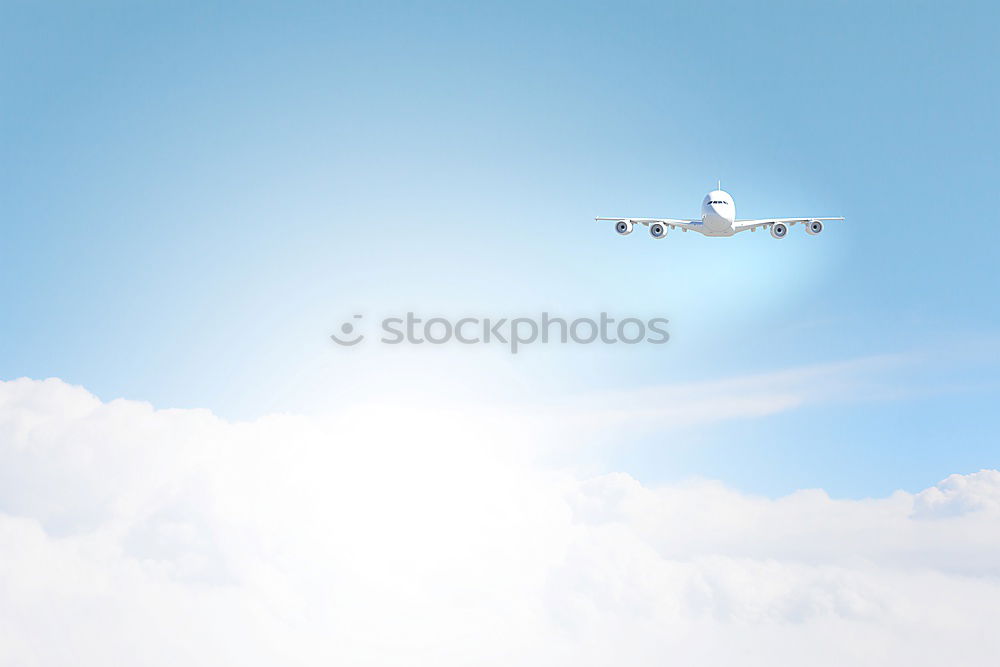 Image, Stock Photo landing Departure