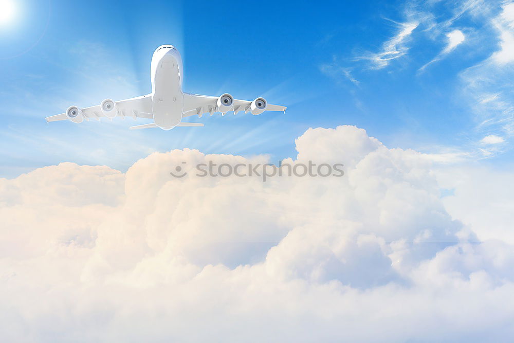 Similar – airplane Airplane Flying