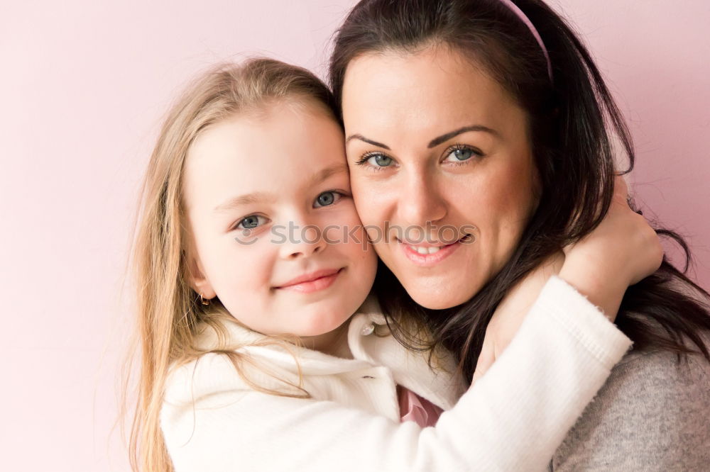 Similar – Image, Stock Photo Playing mother and daughter