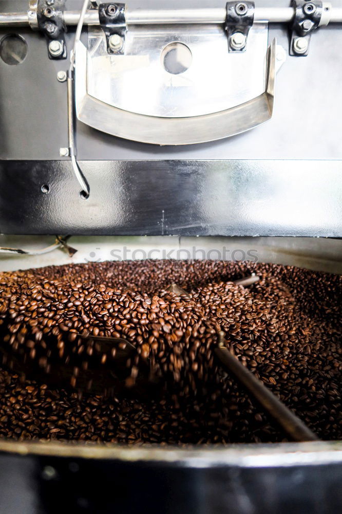 Similar – Image, Stock Photo Close-up coffee grinding machine