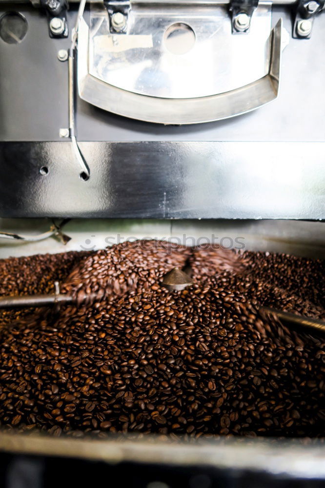 Similar – Image, Stock Photo Close-up coffee grinding machine