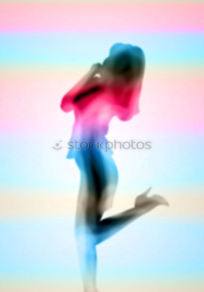 Similar – Image, Stock Photo Young caucasian woman meditating on yoga mat outdoor