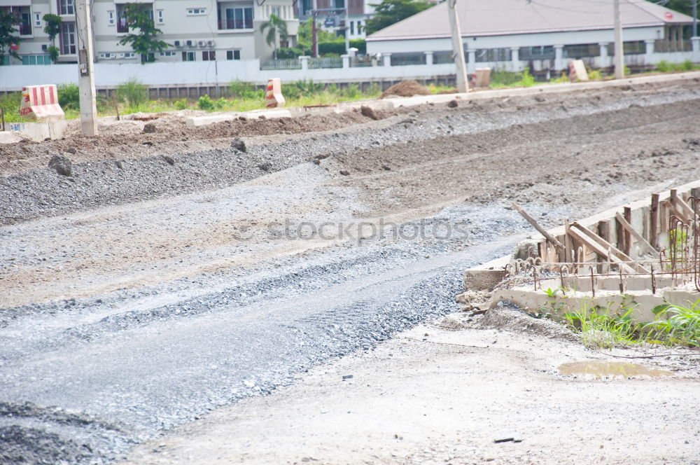 Similar – Road Works Baustelle