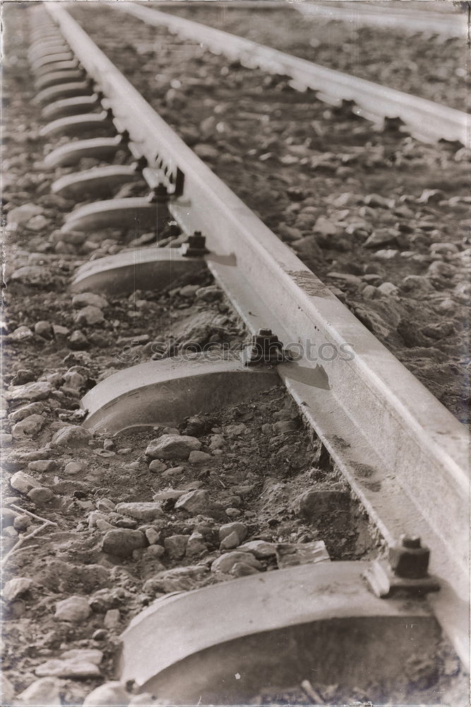 Similar – siding Railroad tracks