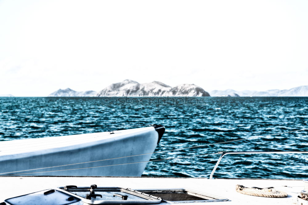 Similar – Image, Stock Photo On Santorini telescope with ferries