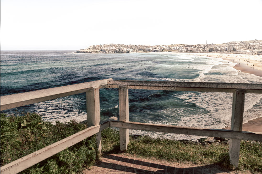 along the coast path