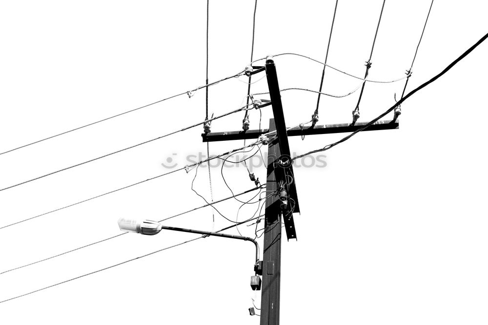 Similar – Image, Stock Photo Power pole like in omas times