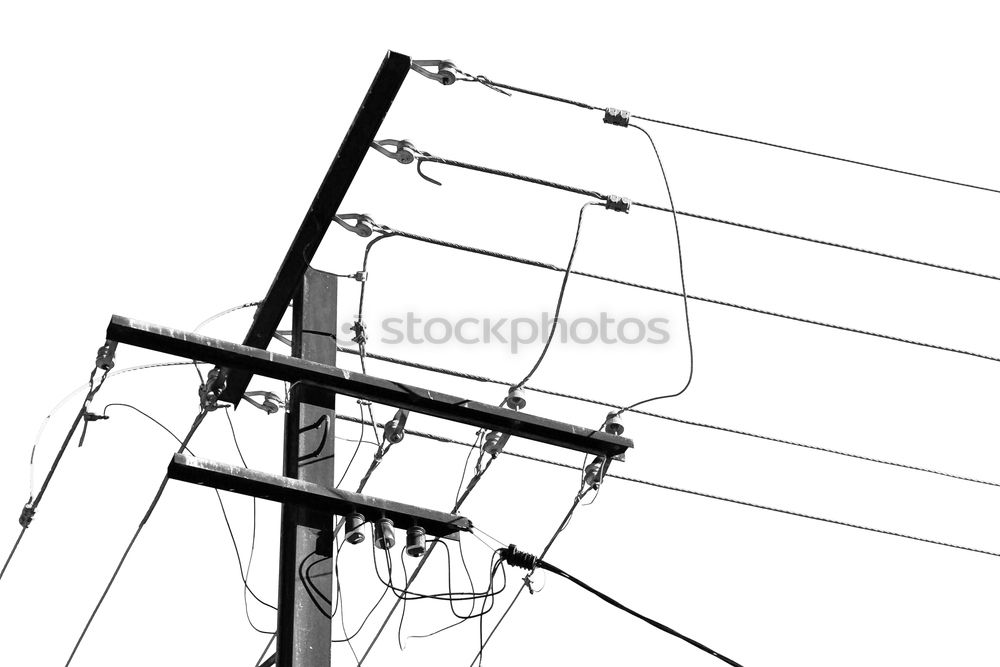 Similar – Image, Stock Photo Power pole like in omas times