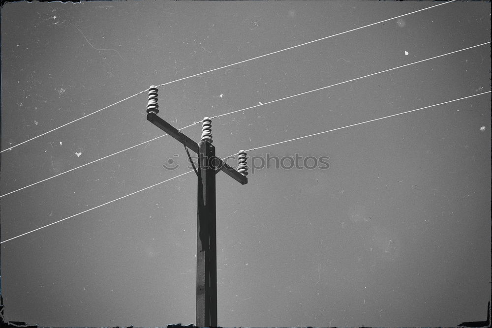 Similar – Image, Stock Photo street lamp with wire cable