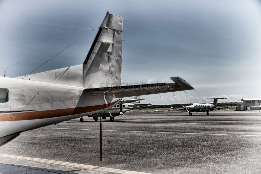 Similar – Image, Stock Photo Airplane on airfield.