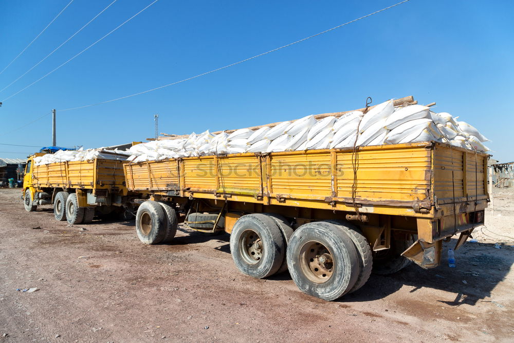 Similar – Image, Stock Photo road train Road train