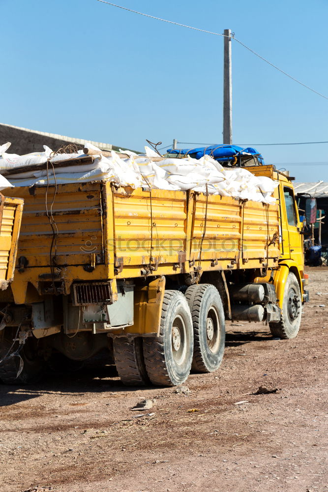 Similar – Image, Stock Photo road train Road train