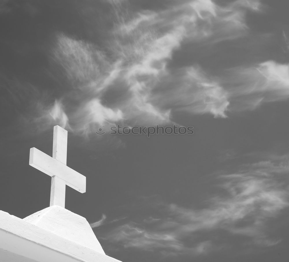 Similar – Image, Stock Photo red pedestrian light in front of a church entrance, no entrance, symbolic picture